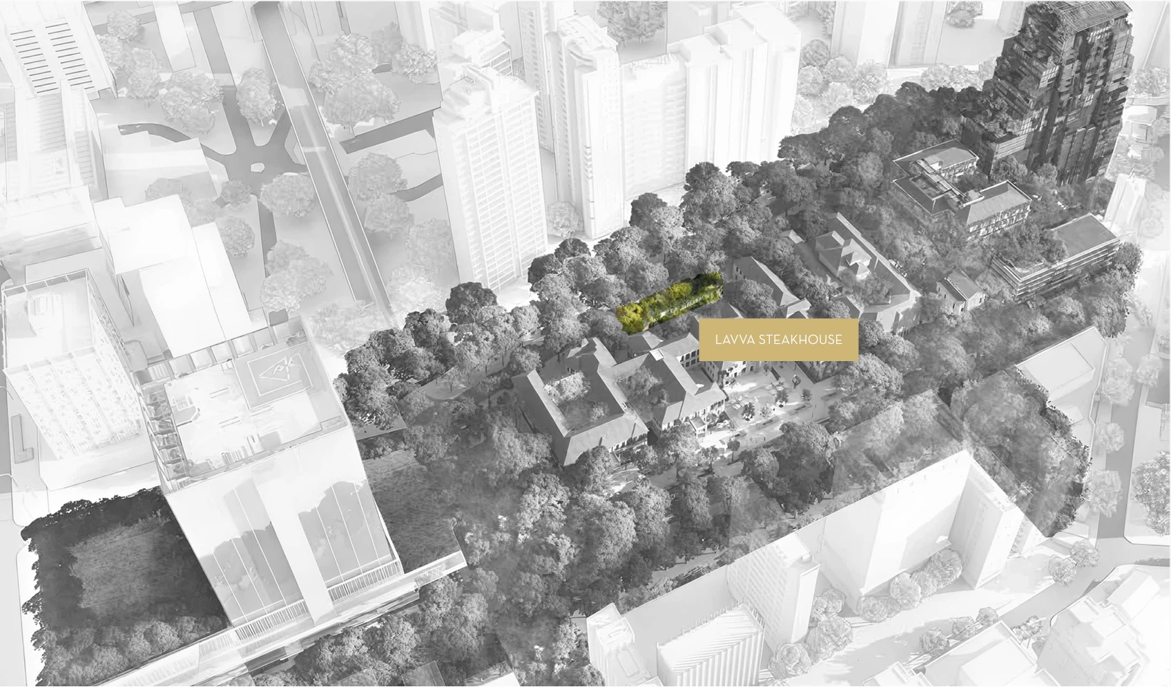 Mapa da Lavva Steakhouse